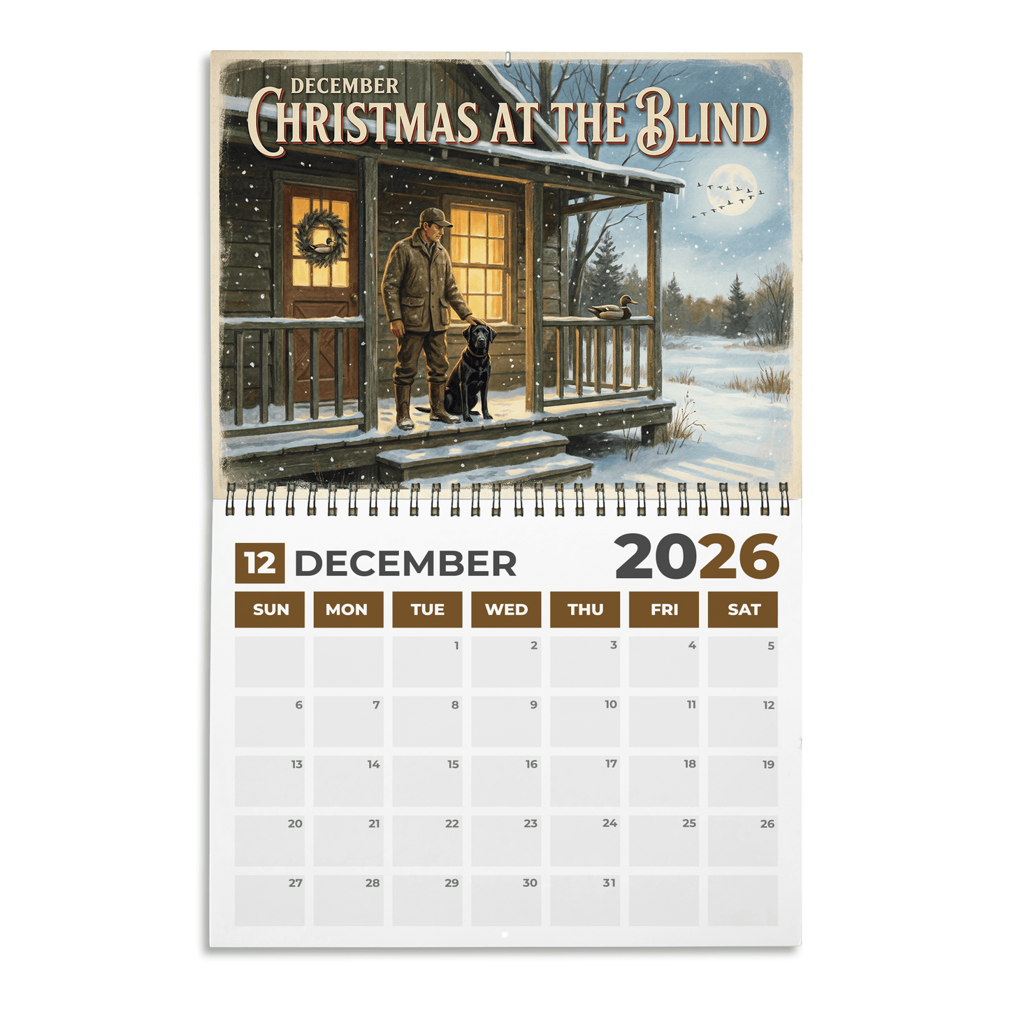 PREMIUM Duck Hunting 2026 CALENDAR LNTH