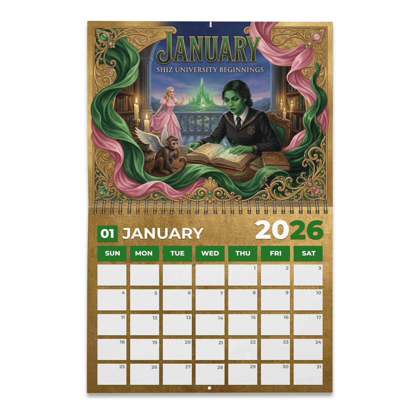 PREMIUM WCKD 2026 CALENDAR LNTH