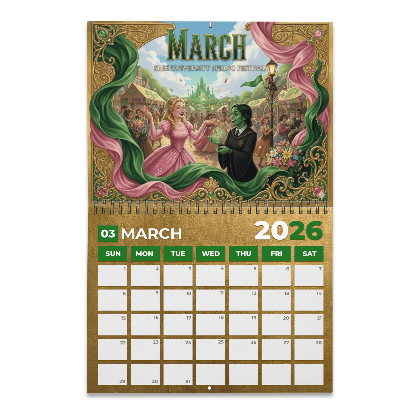 PREMIUM WCKD 2026 CALENDAR LNTH