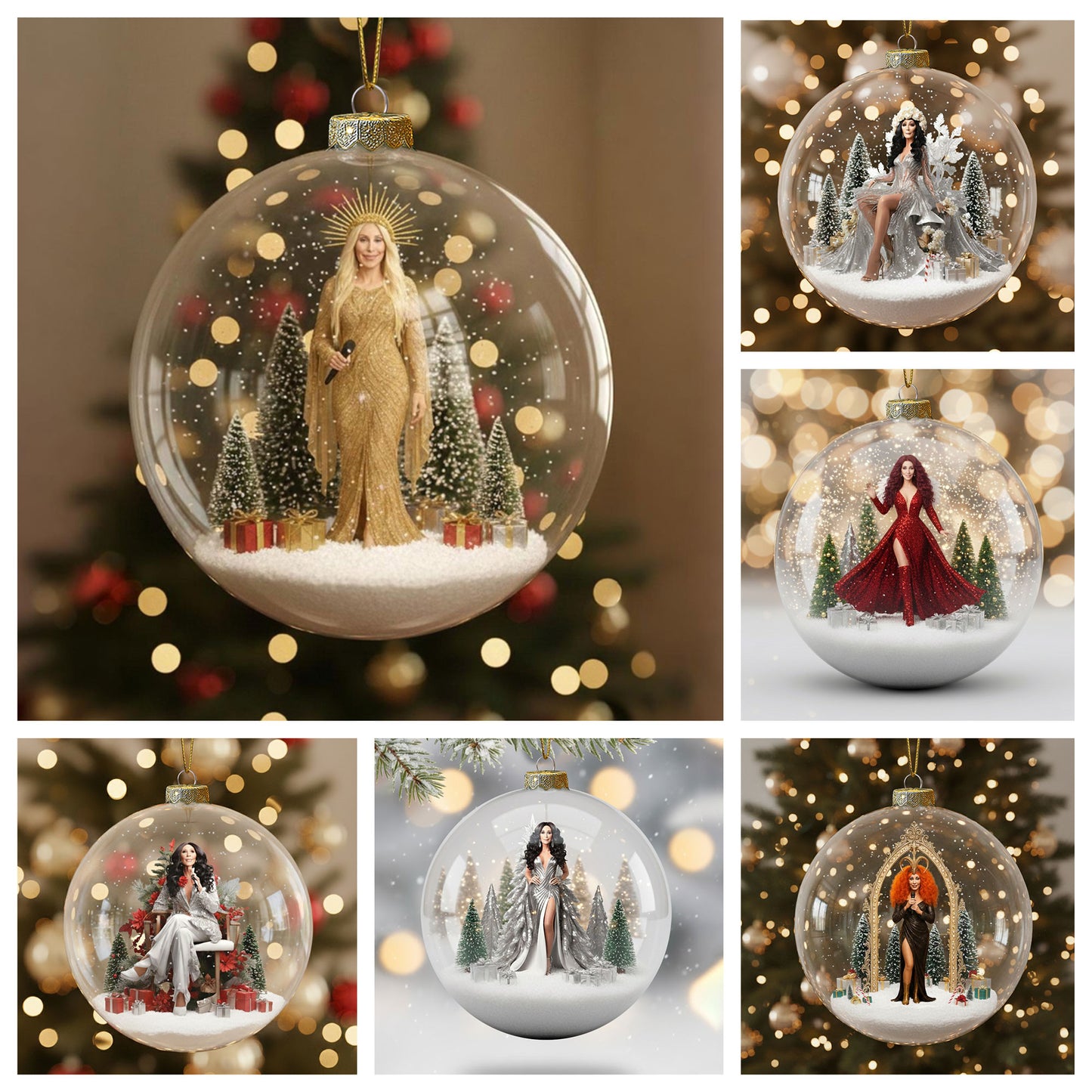 CHER Christmas Ornament DAT