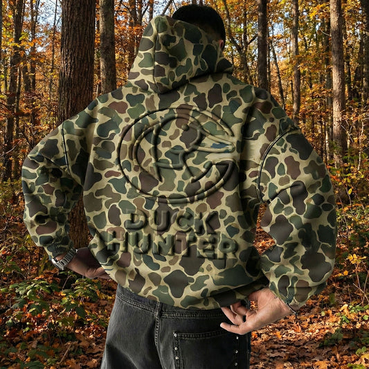 Premium Duck Hunter Embossed Hoodie HTTT