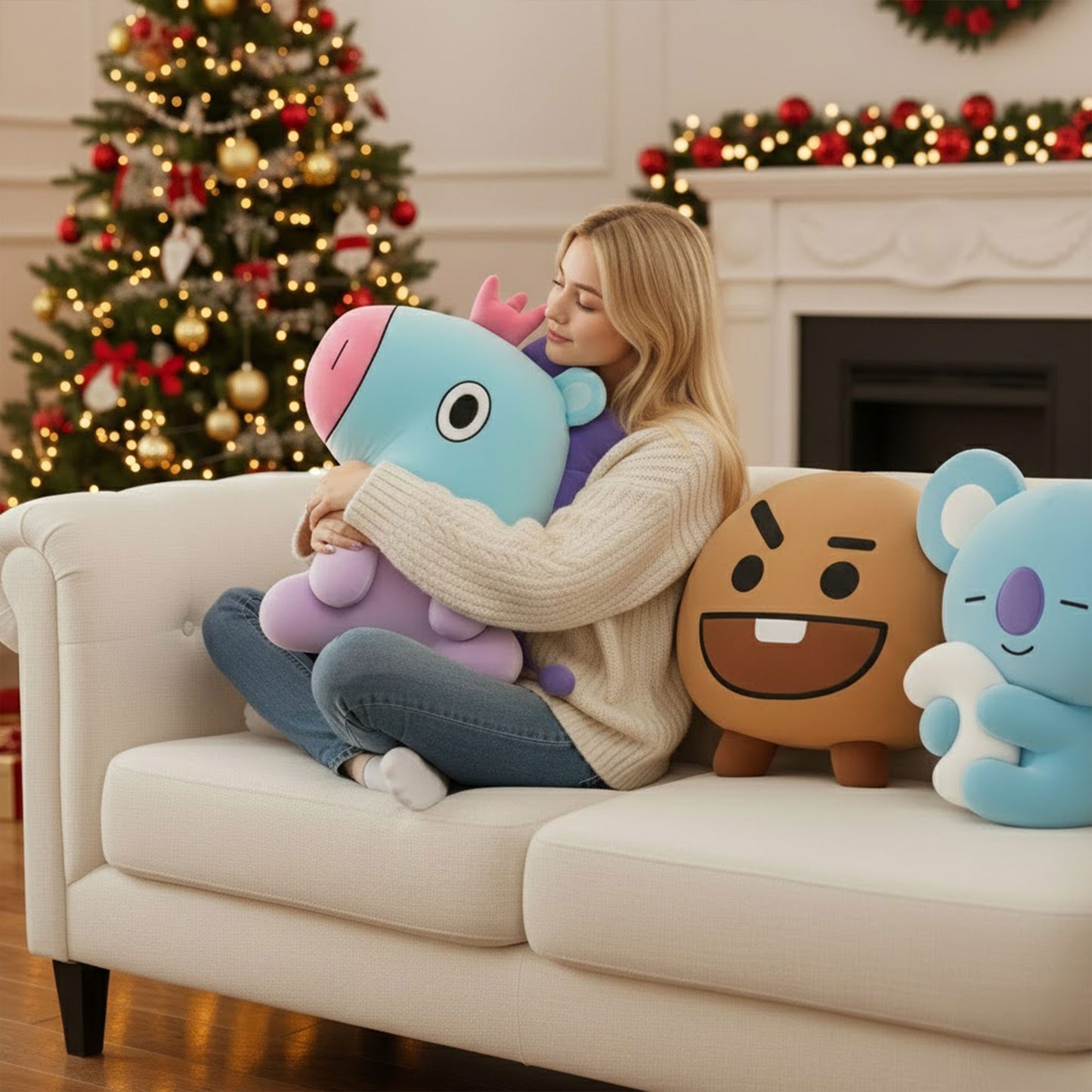 BTS Luxurious Plush Pillows TNSM