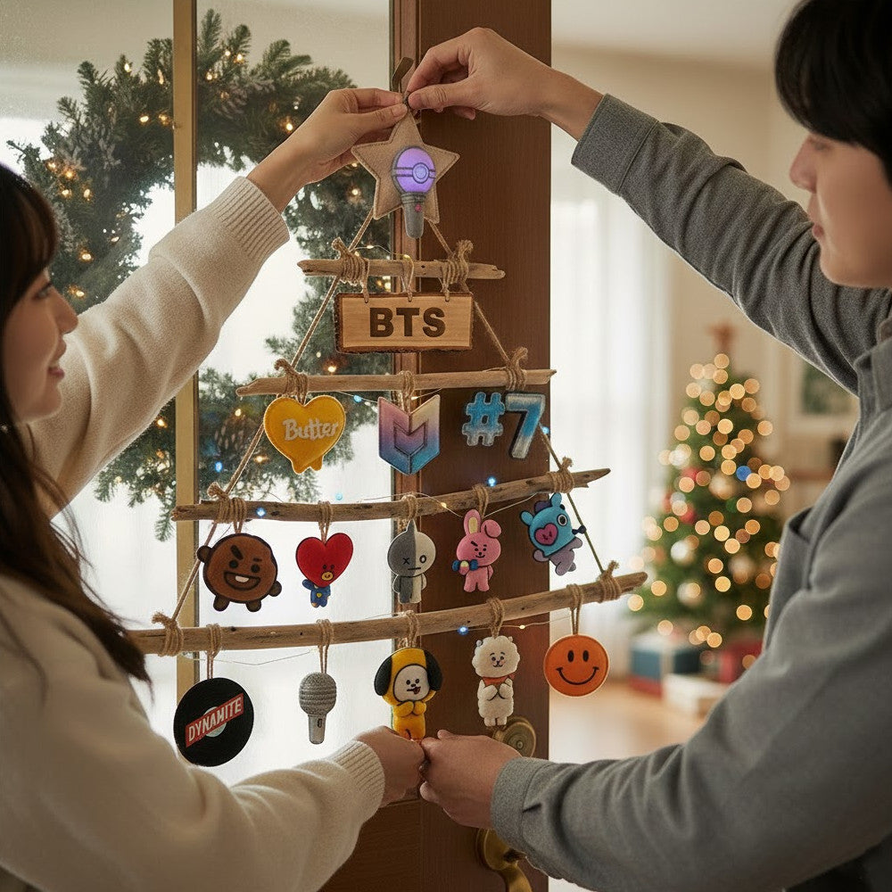 BTS Premium Rustic Wall Christmas Tree TNSM
