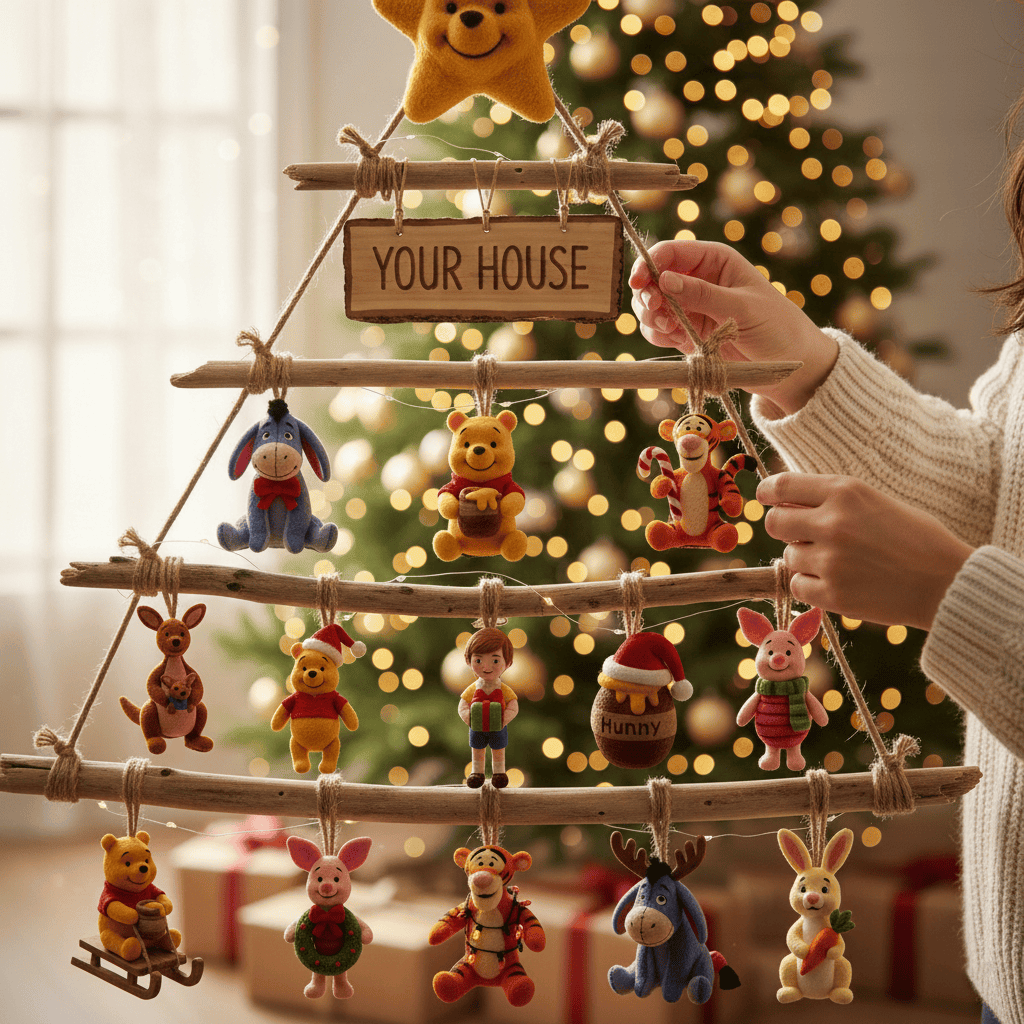 WTP Premium Rustic Wall Christmas Tree HTTT