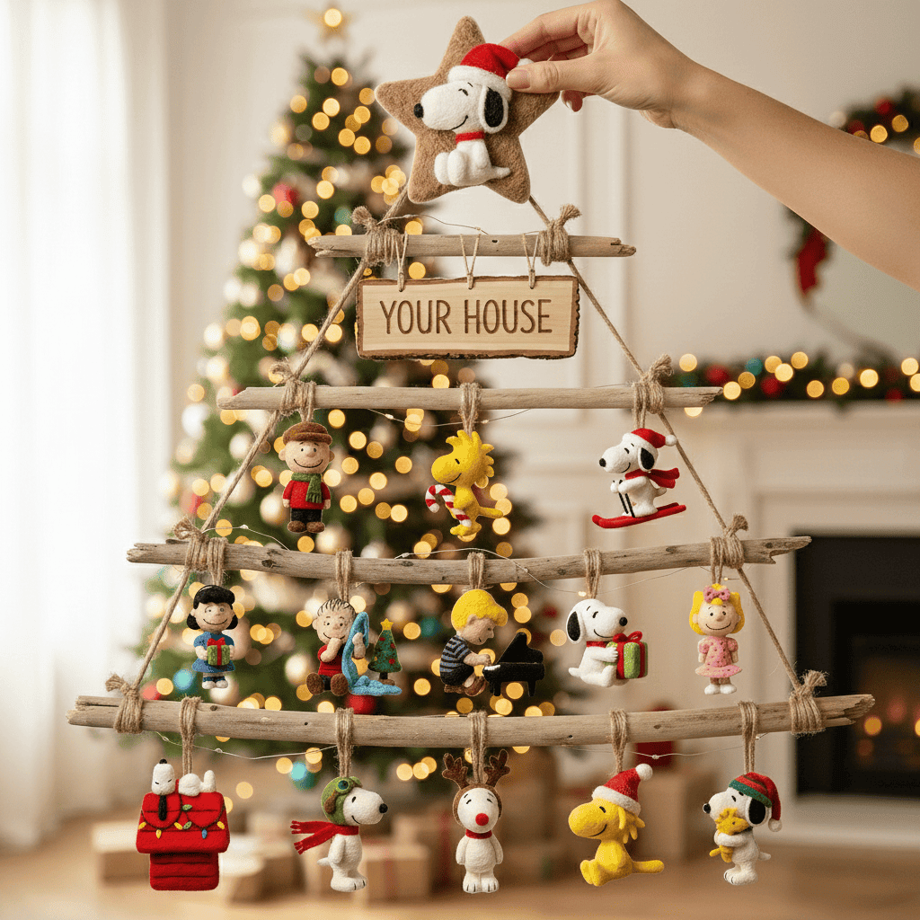 SNPY Premium Rustic Wall Christmas Tree HTTT
