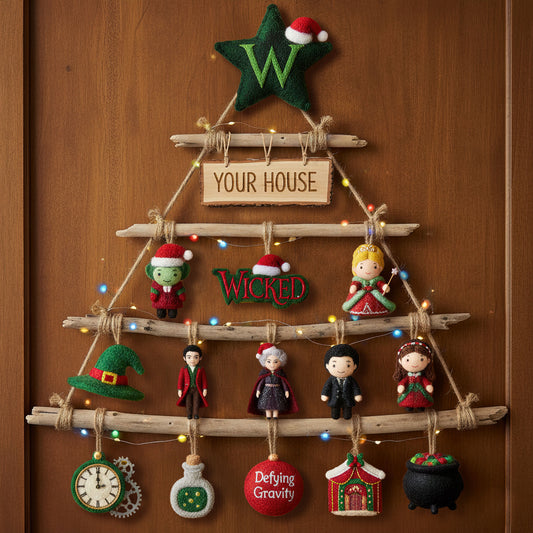 WKCD Premium Rustic Wall Christmas Tree HTTT