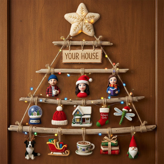 GMG Premium Rustic Wall Christmas Tree HTTT