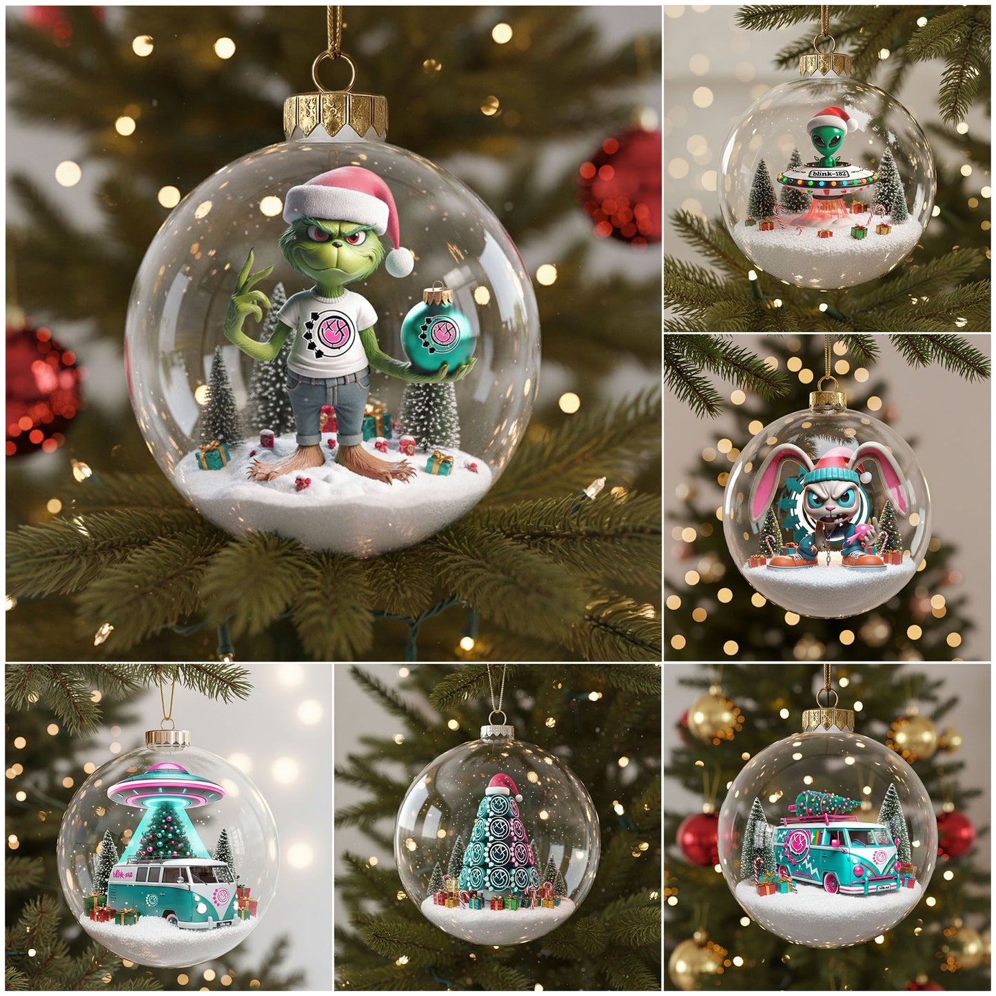 BLK Christmas Ornament DAT