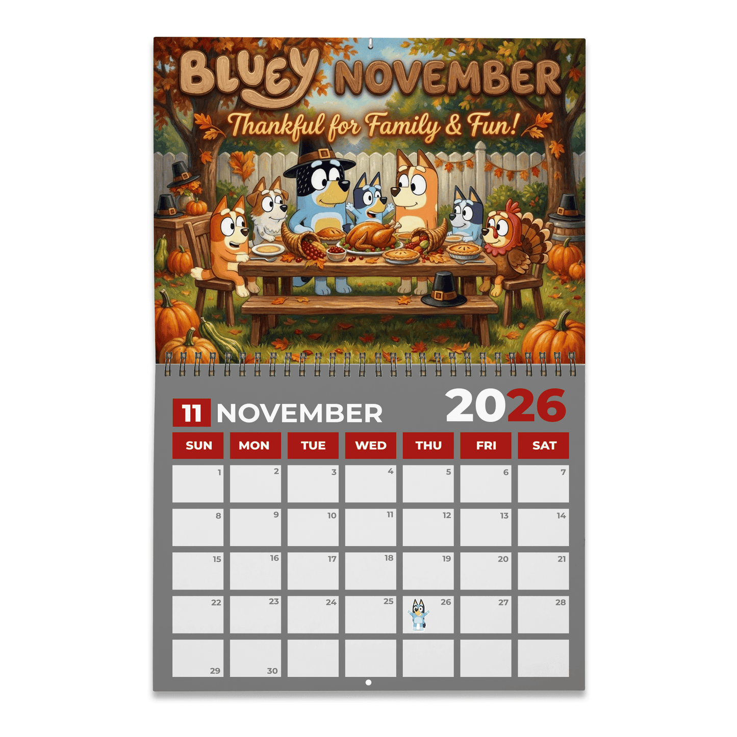 PREMIUM BLU 2026 CALENDAR TNSM