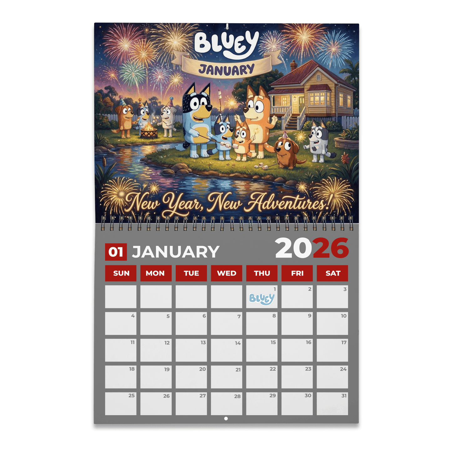 PREMIUM BLU 2026 CALENDAR TNSM