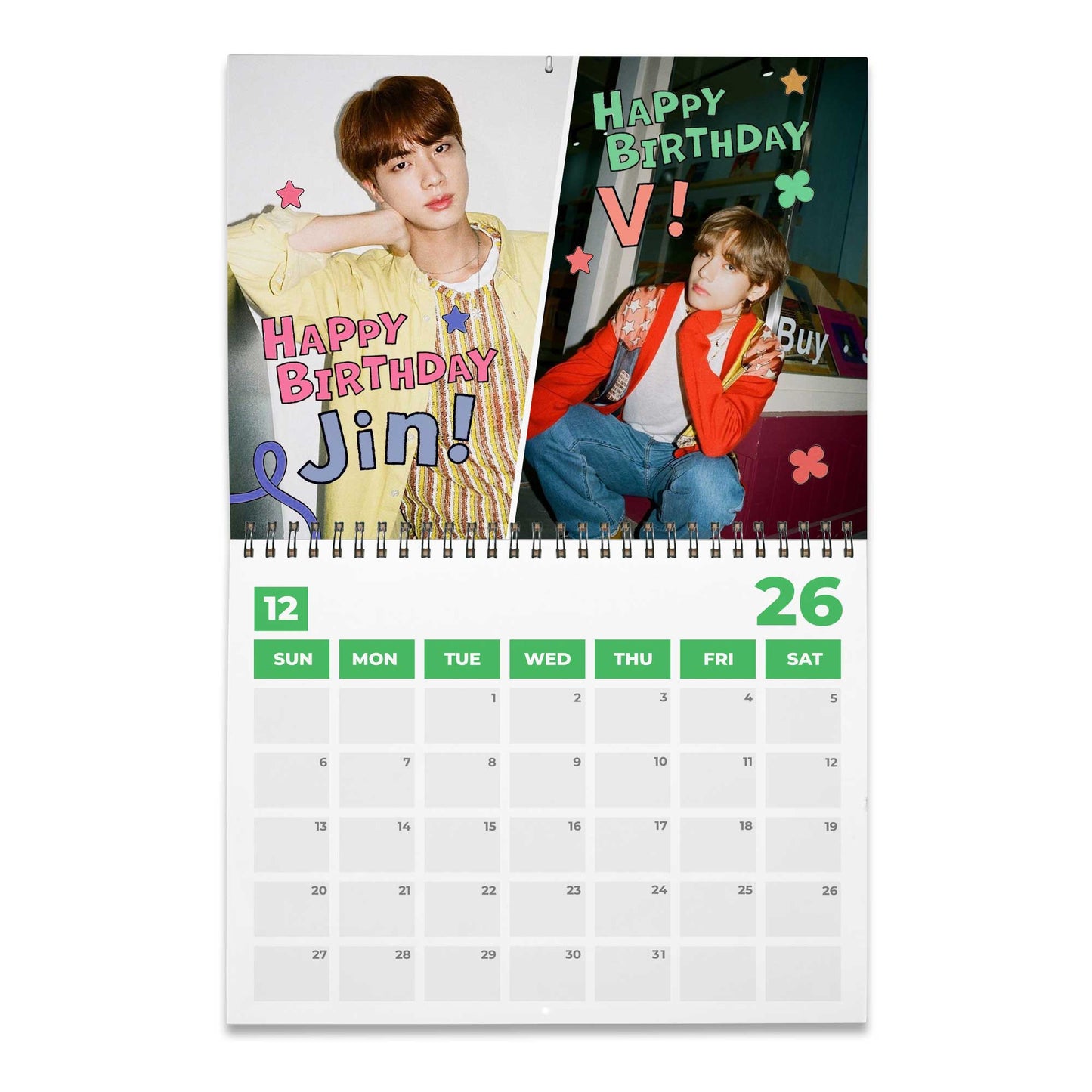 PREMIUM BTS 2026 CALENDAR TNSM