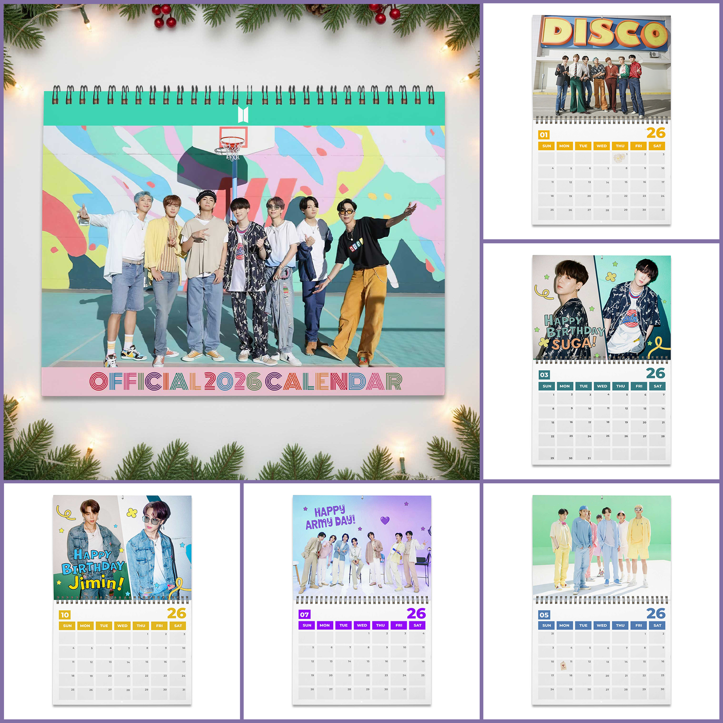 PREMIUM BTS 2026 CALENDAR TNSM