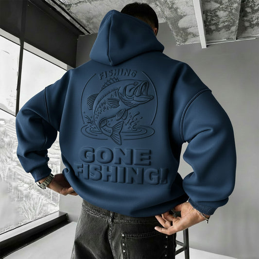 Premium FISH Embossed Hoodie HTTT
