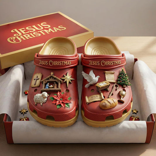JESUS CHRISTMAS PREMIUM CLOGS HTTT