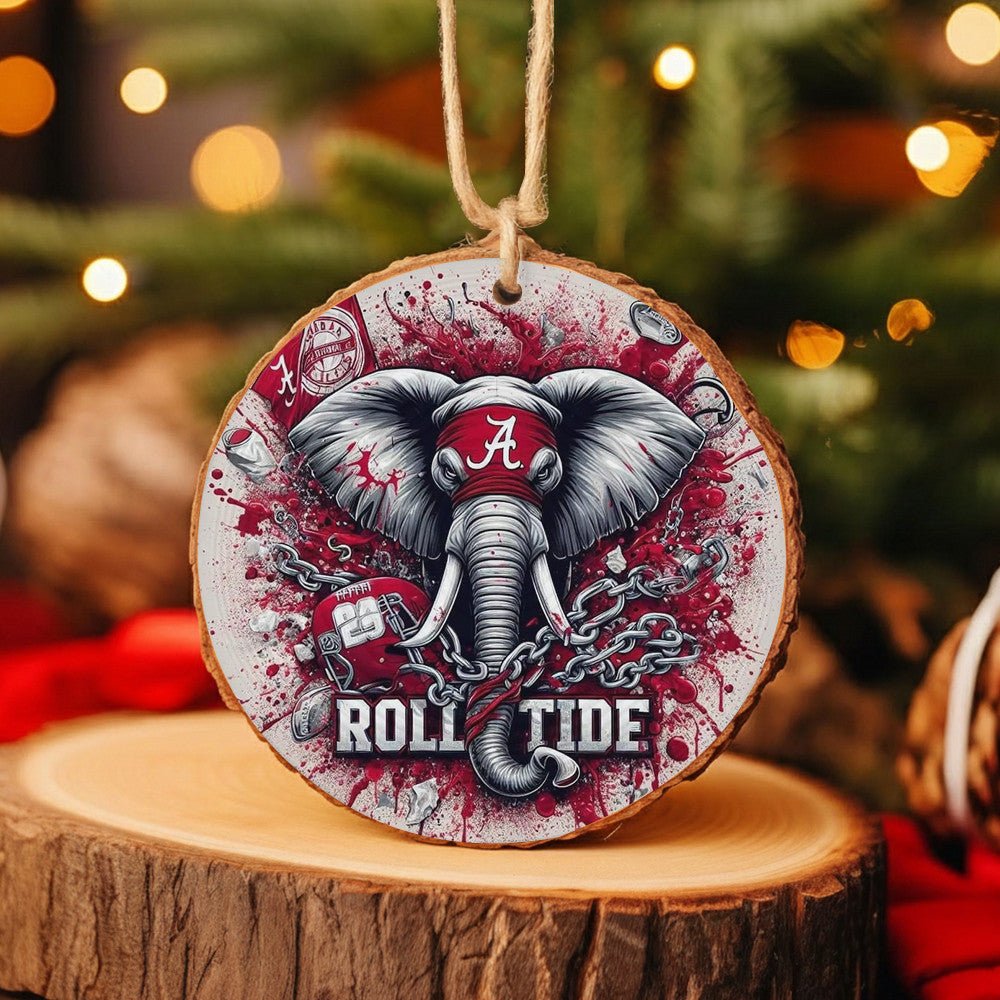 ACT Wooden Christmas Ornament DAT