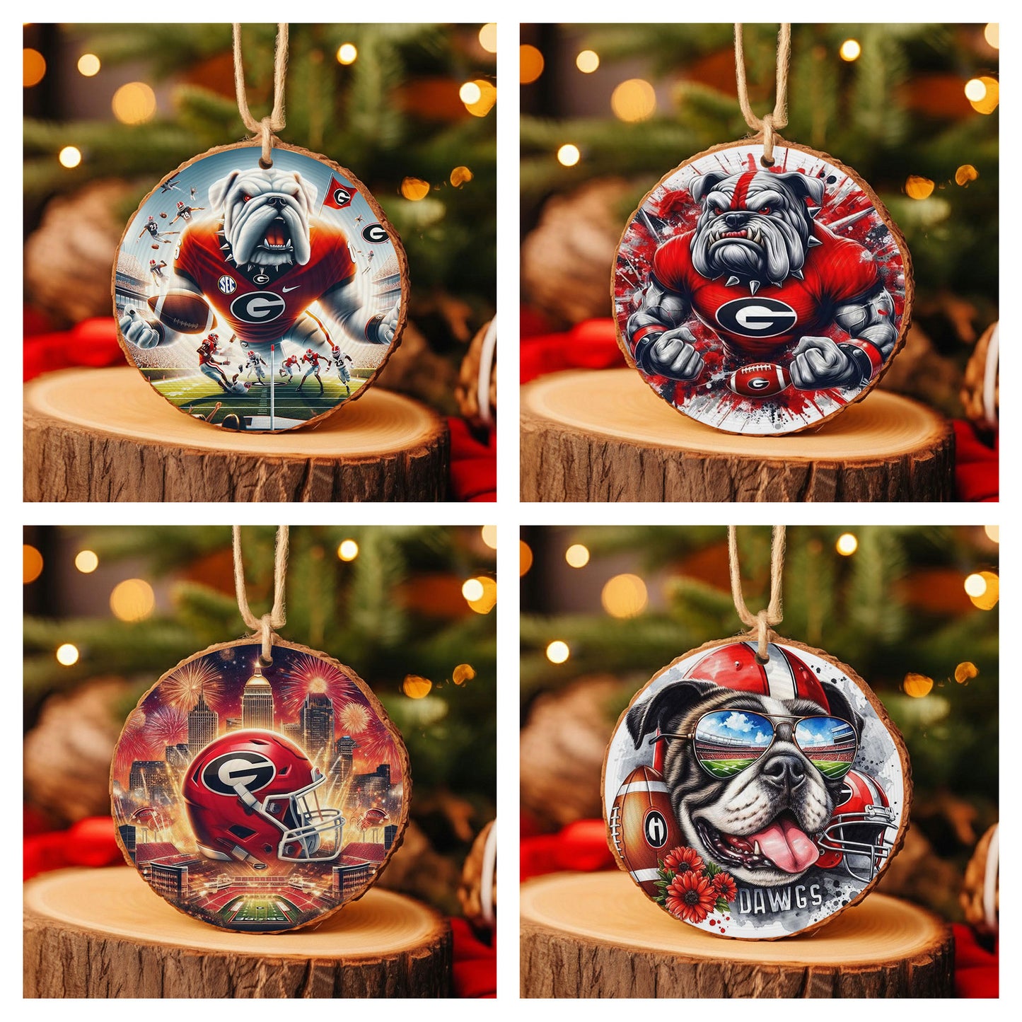 GGBD Wooden Christmas Ornament DAT