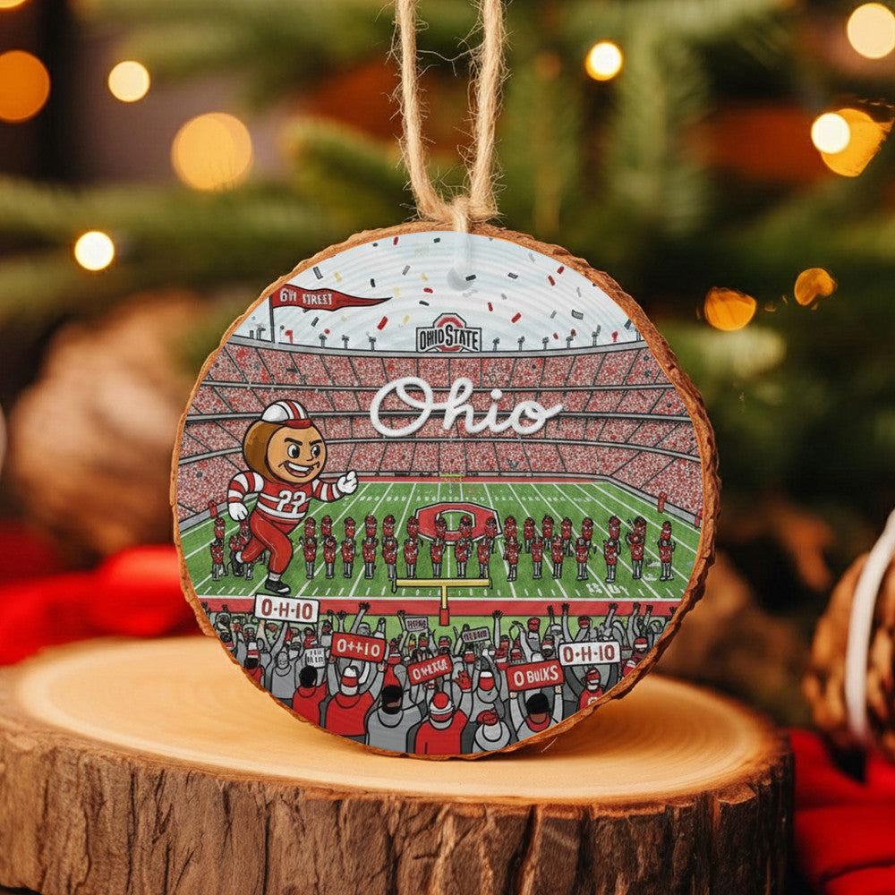 OSB Wooden Christmas Ornament DAT