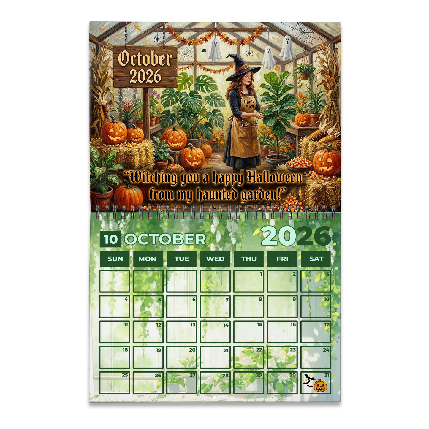 Plant mom Premium 2026 Calendar TNSM