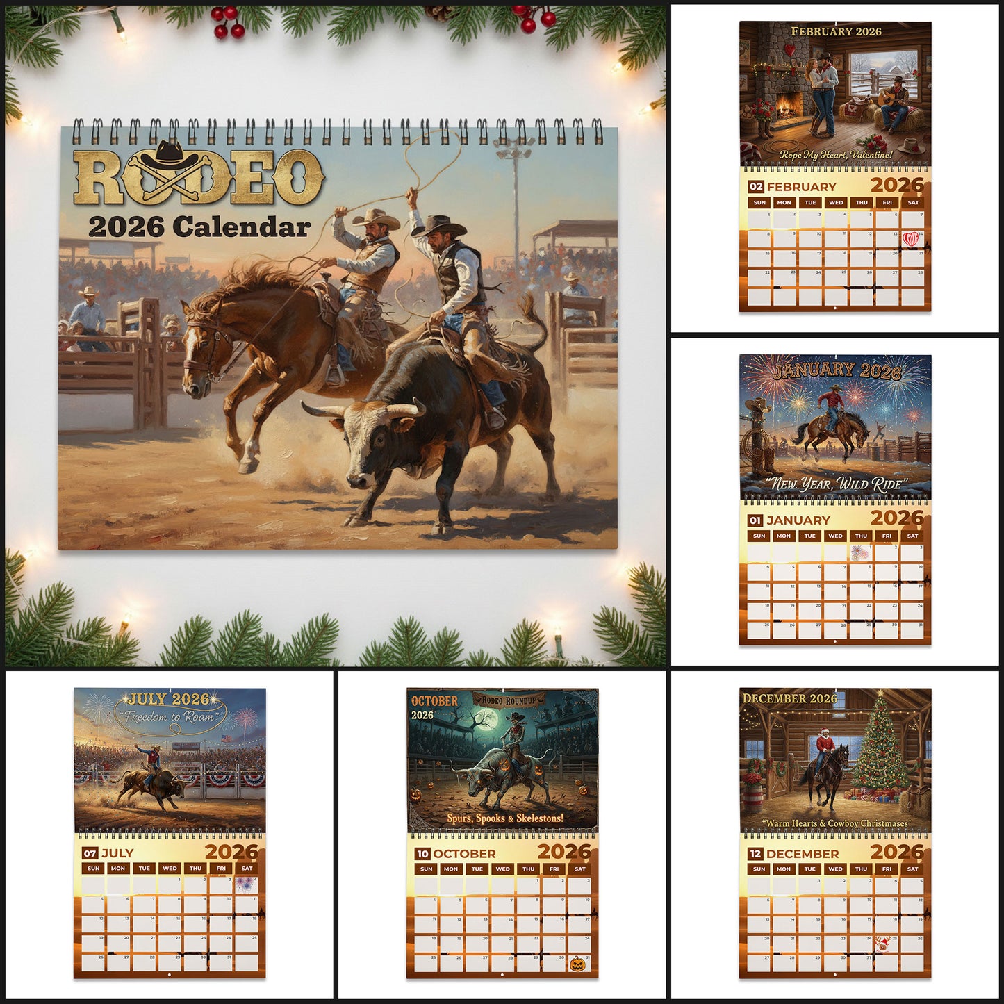 Rodeo Premium 2026 Calendar TNSM