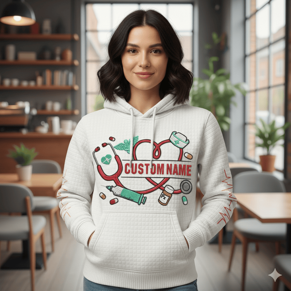 PREMIUM NURSE HOODIE DAT