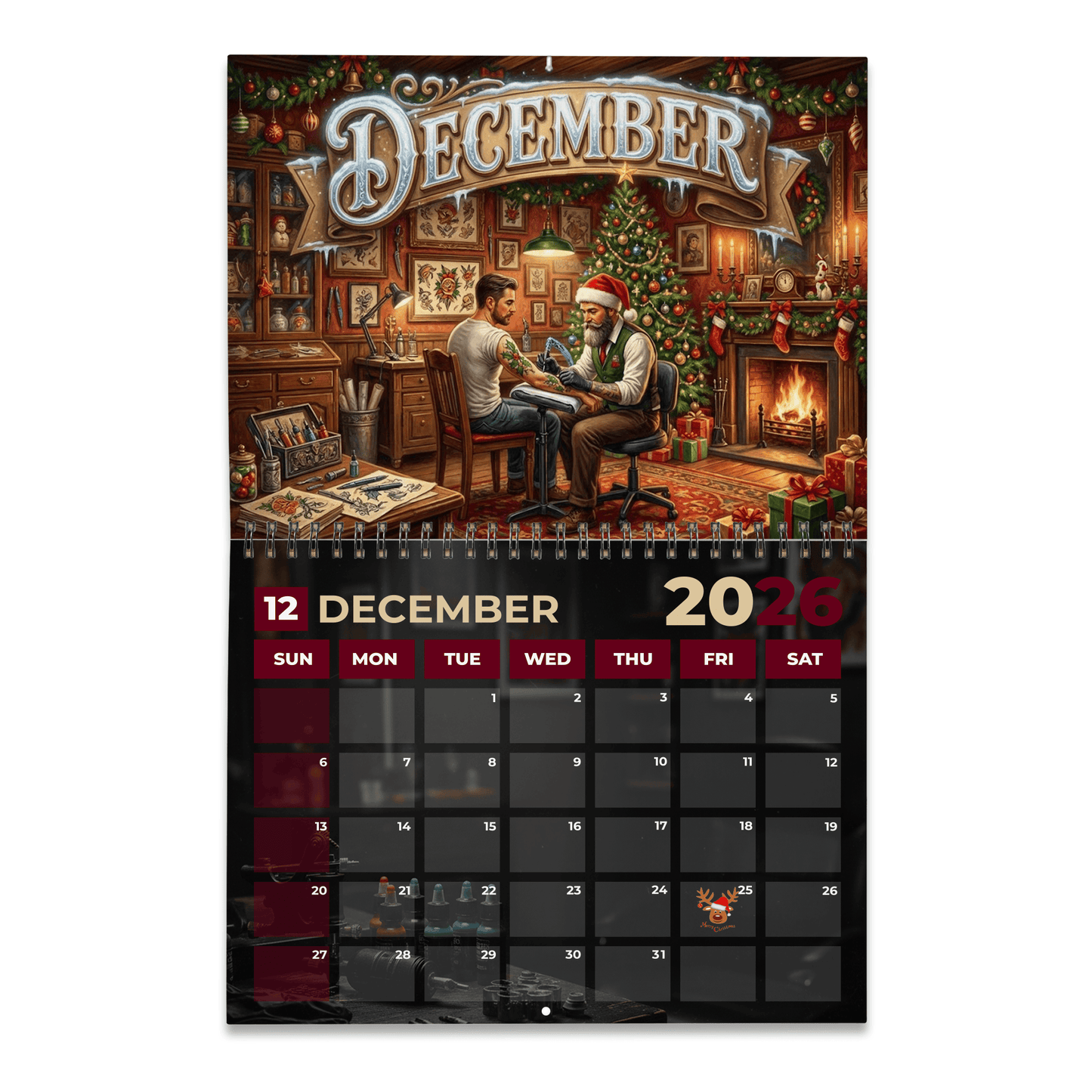 Tattoo Artist Premium 2026 Calendar TNSM