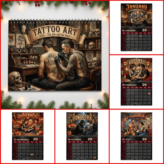 Tattoo Artist Premium 2026 Calendar TNSM