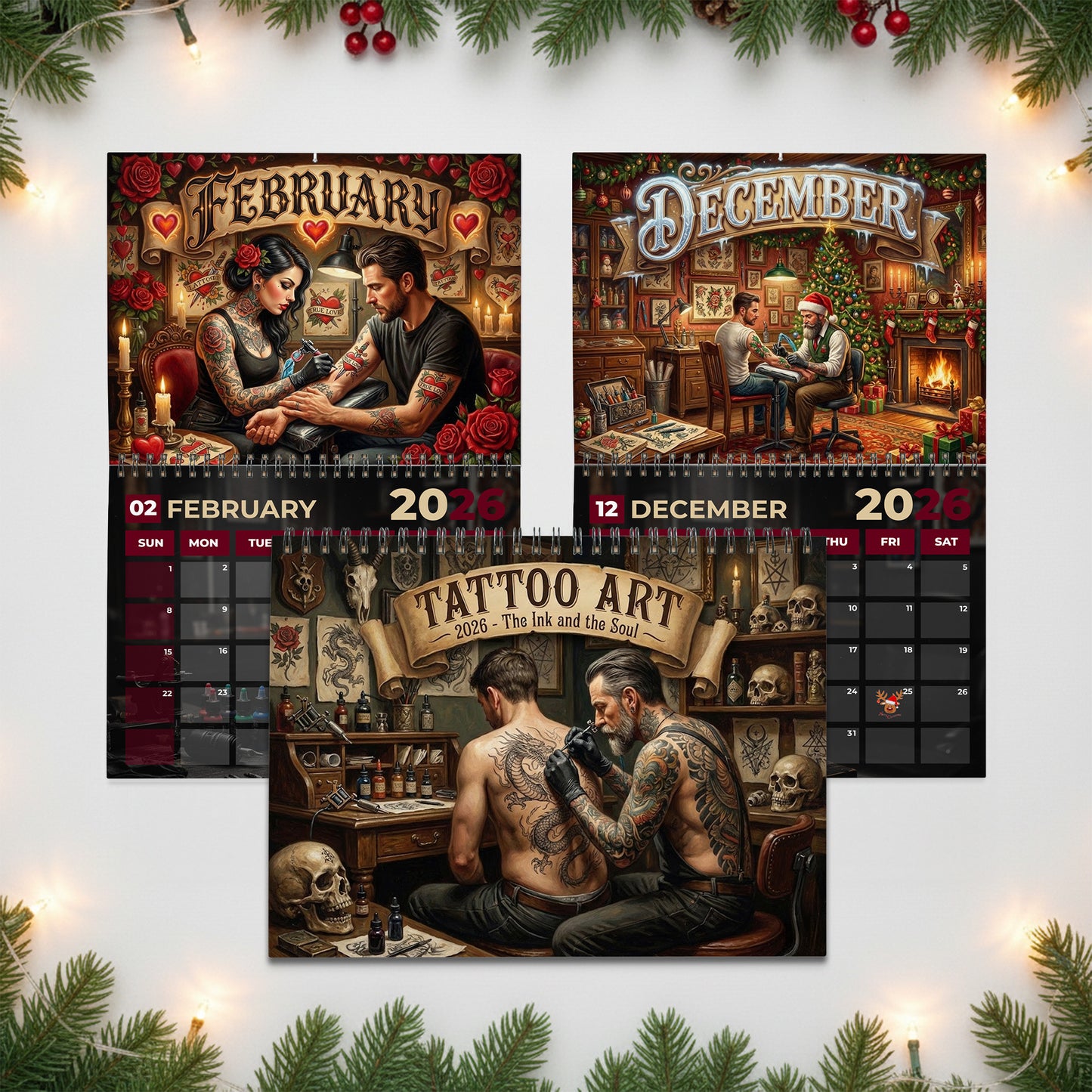 Tattoo Artist Premium 2026 Calendar TNSM