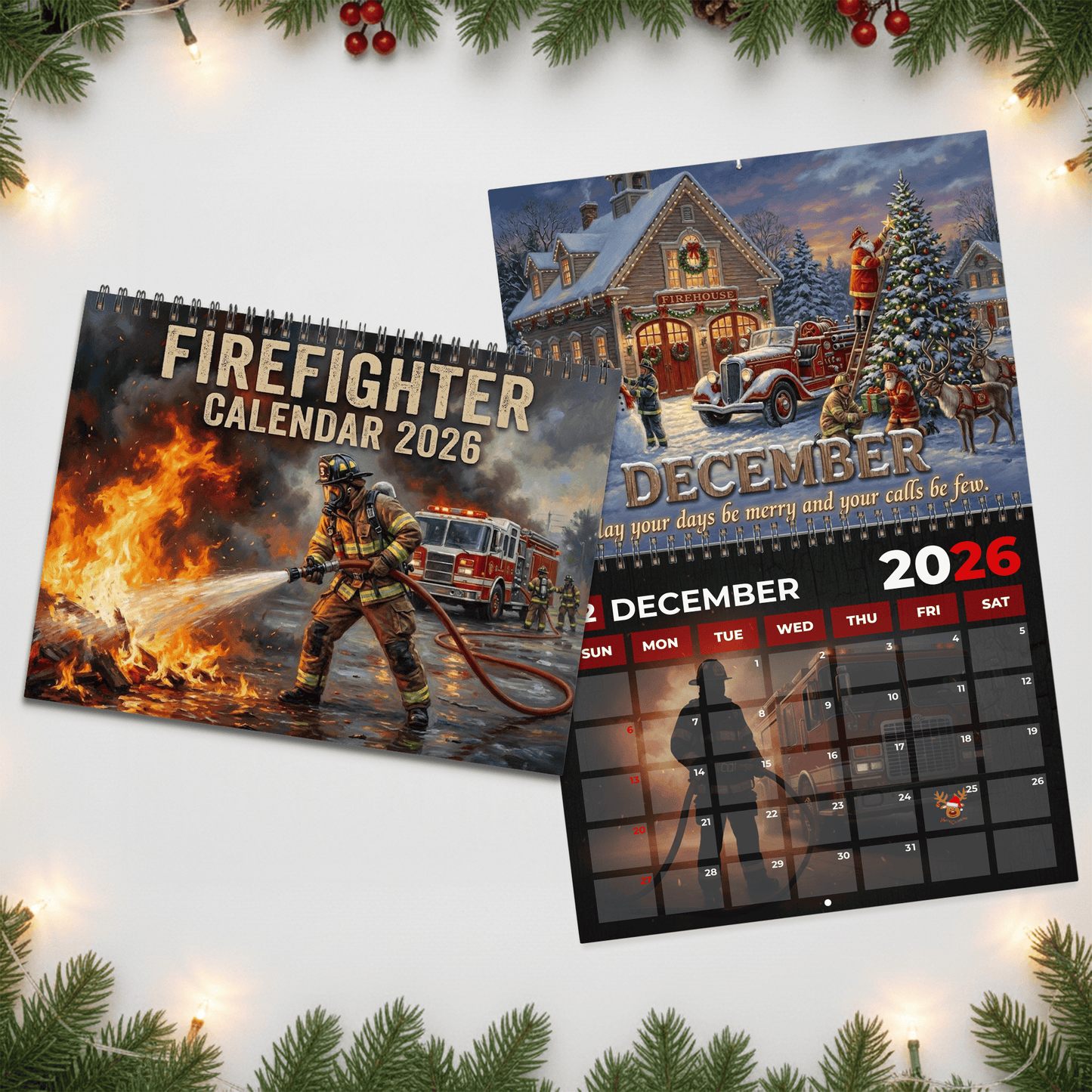 Firefighter Premium 2026 Calendar TNSM