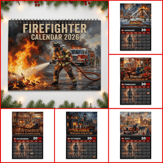Firefighter Premium 2026 Calendar TNSM