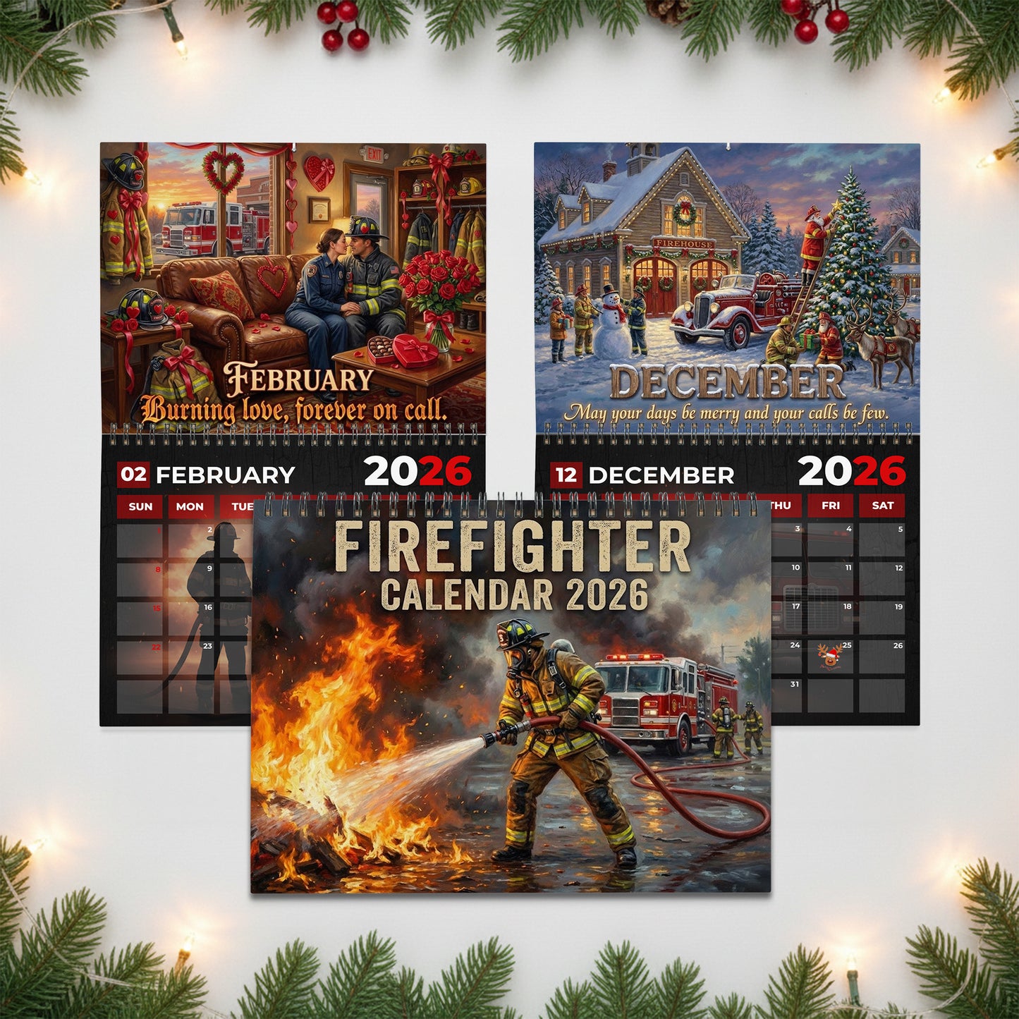 Firefighter Premium 2026 Calendar TNSM