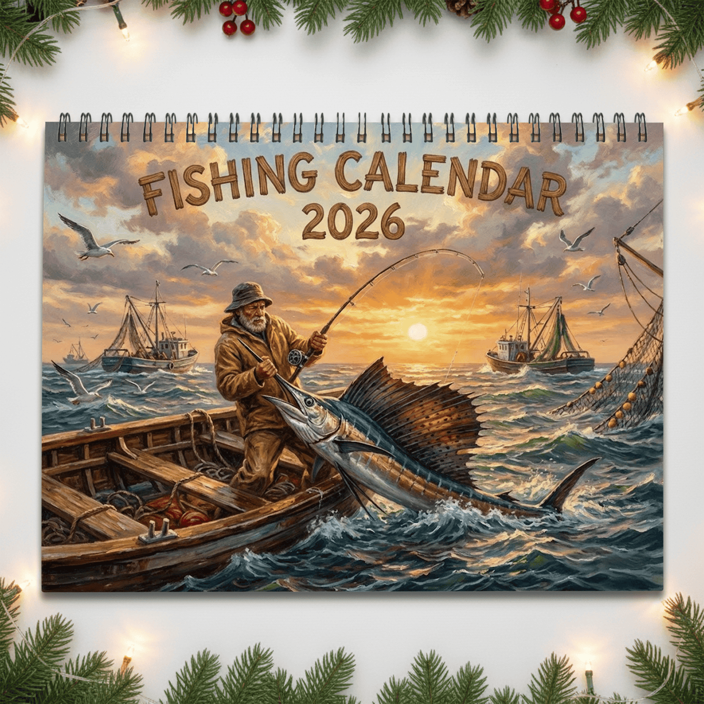Fishing Premium 2026 Calendar TNSM