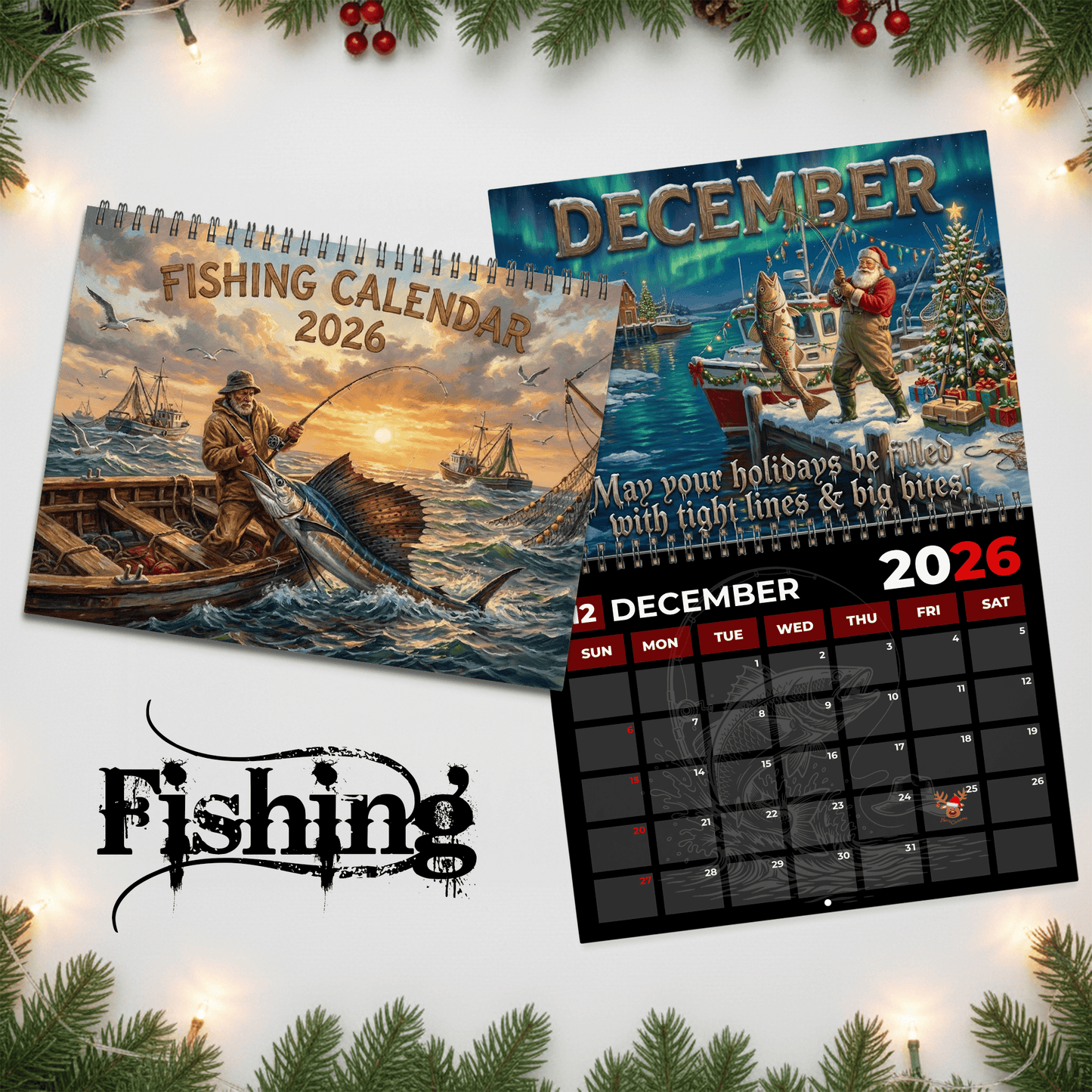 Fishing Premium 2026 Calendar TNSM