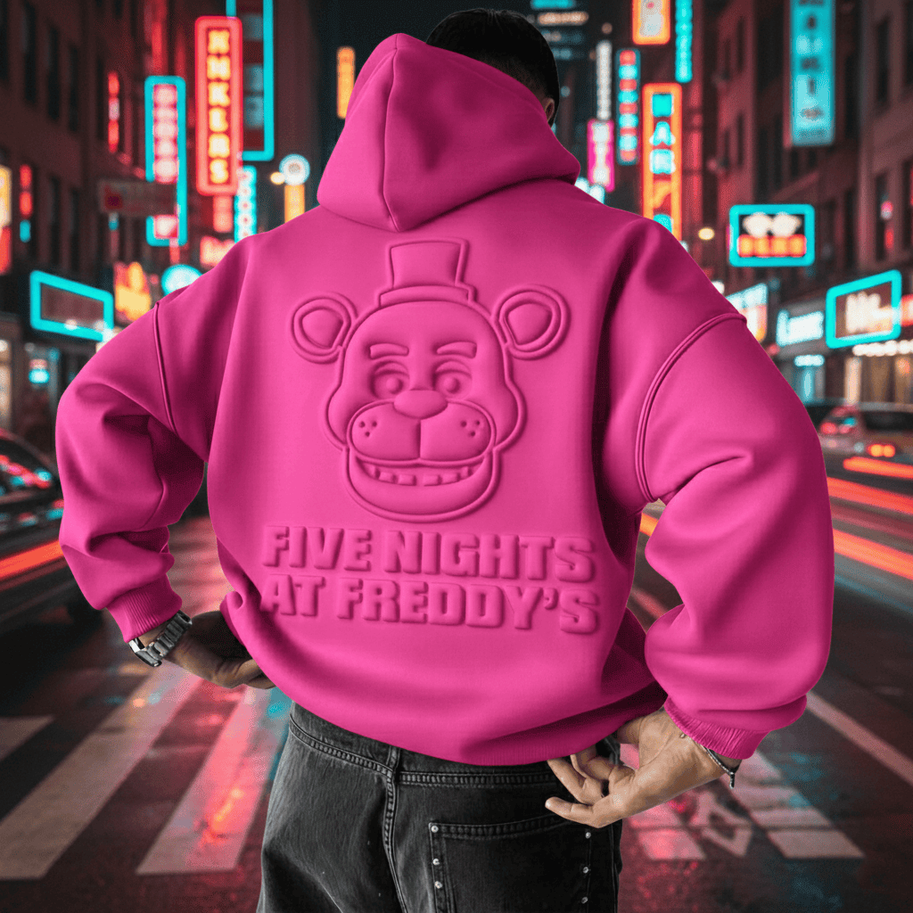 FNAF Embossed Hoodie HTTT