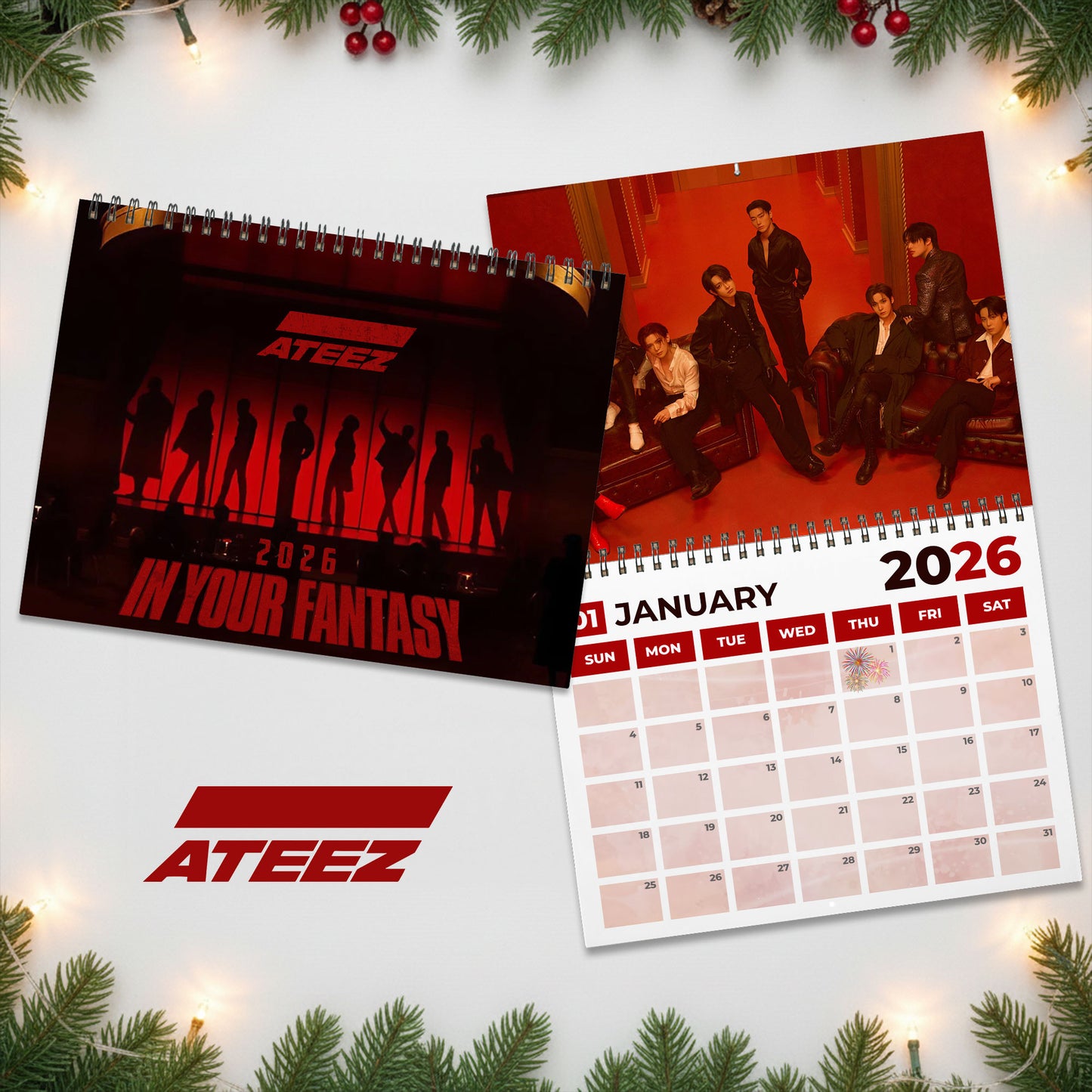 PREMIUM ATEEZ 2026 CALENDAR DAT