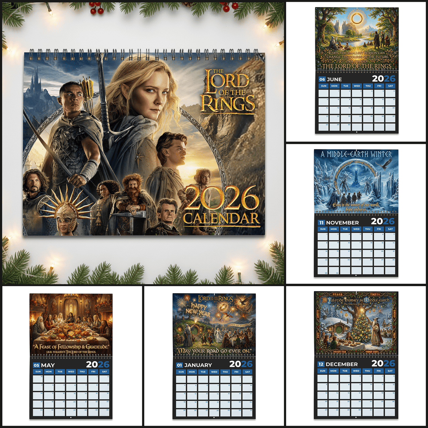 PREMIUM LOTR 2026 CALENDAR DAT
