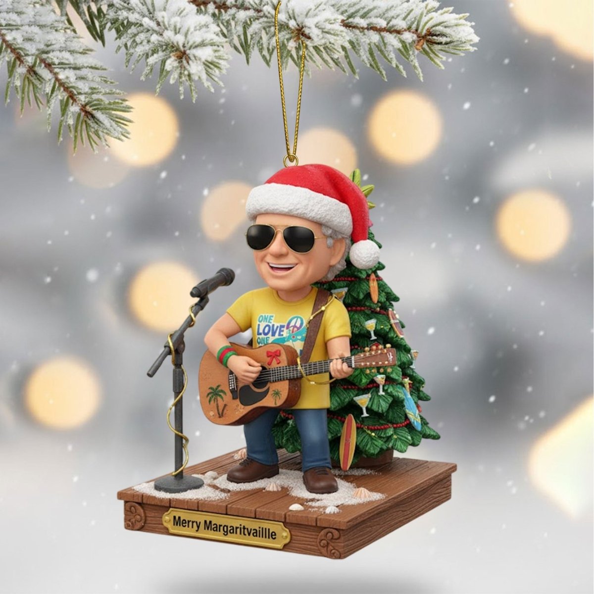 COMBO JBT CHRISTMAS TREE TOPPER WITH ORNAMENT DAT