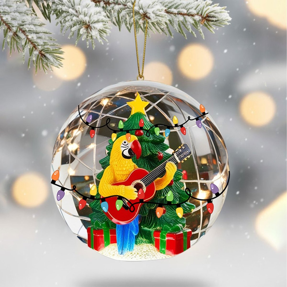 COMBO JBT CHRISTMAS TREE TOPPER WITH ORNAMENT DAT