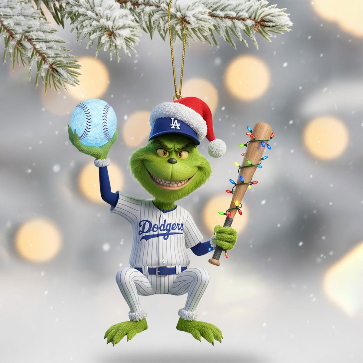 COMBO LAD CHRISTMAS TREE TOPPER WITH ORNAMENT DAT