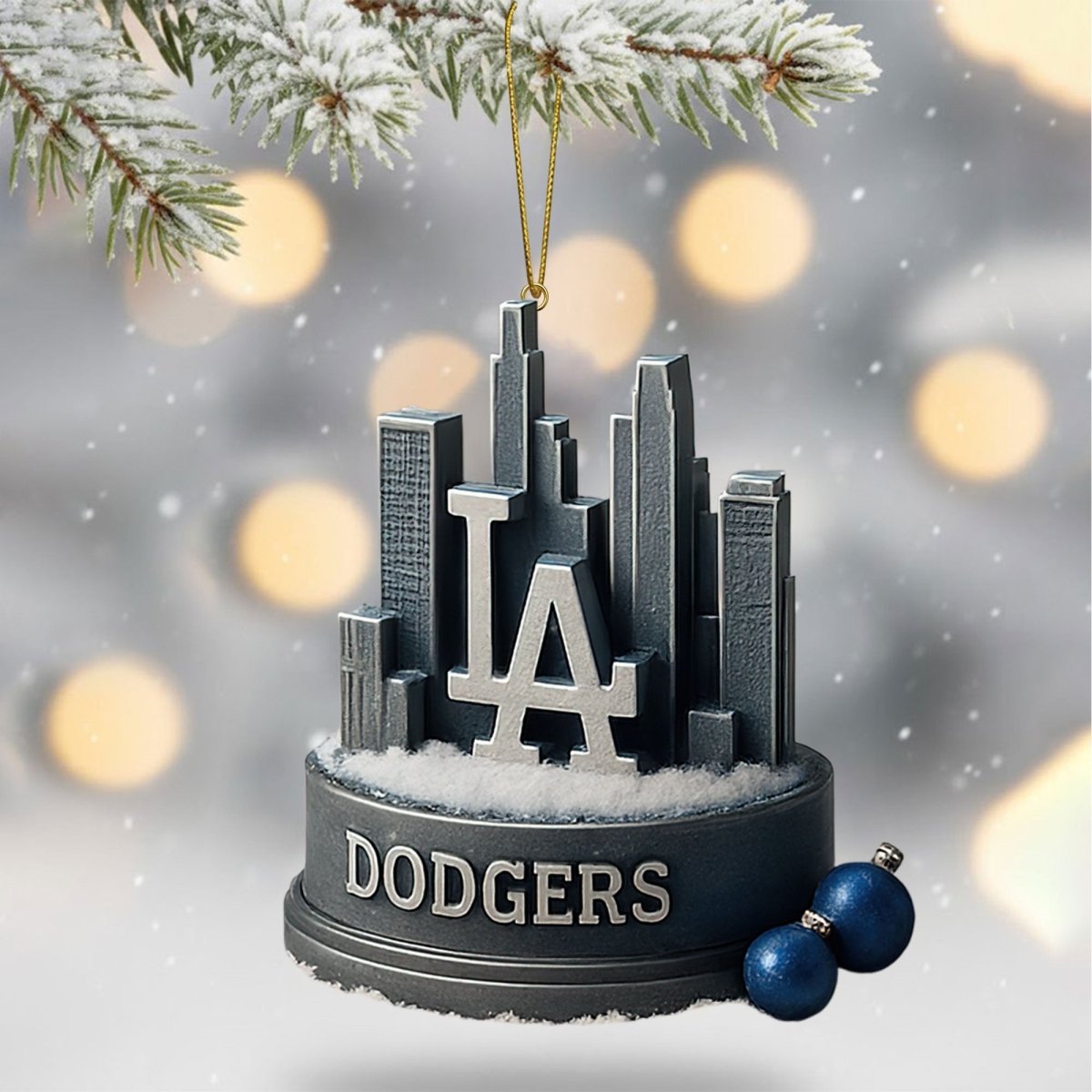 COMBO LAD CHRISTMAS TREE TOPPER WITH ORNAMENT DAT