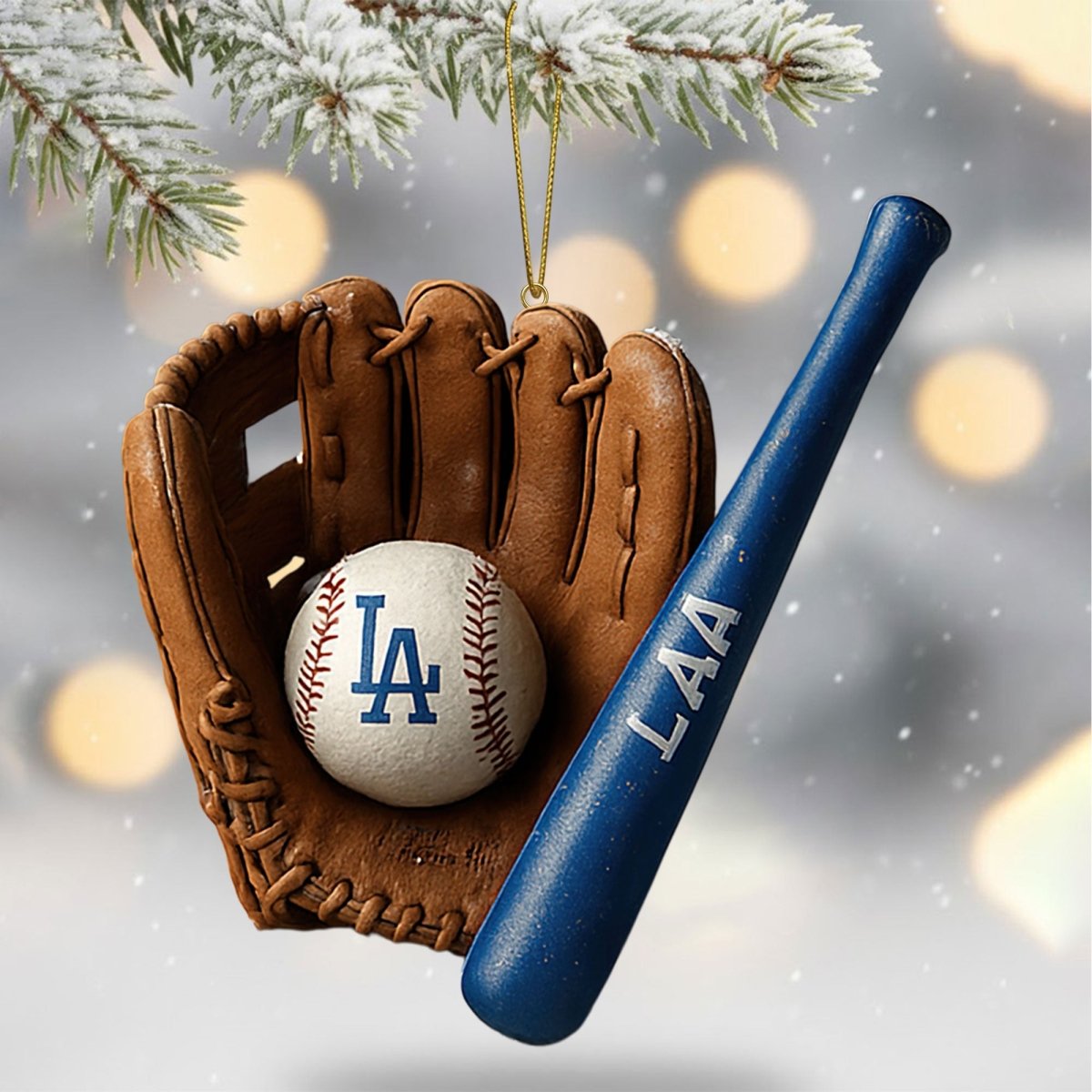 COMBO LAD CHRISTMAS TREE TOPPER WITH ORNAMENT DAT